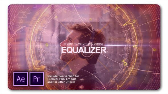 Equalizer Music Reactor Slideshow