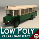 Low Poly Vintage Bus 03 - 3DOcean Item for Sale