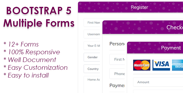 Responsive Bootstrap 5 Forms