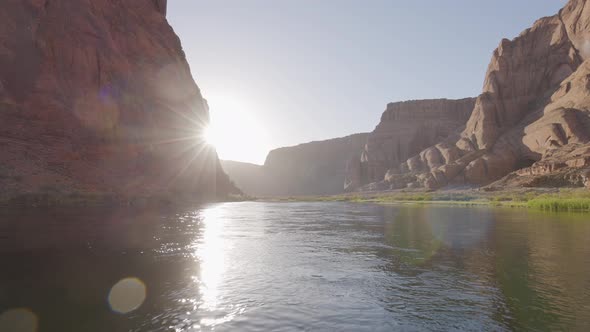 Colorado River in Glen Canyon Arizona United States of America