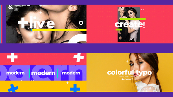 Minimal Color Typo Intro alt