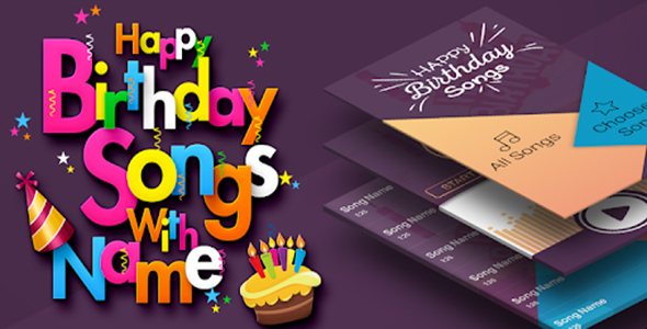 Birthday Song With Name - Android App + Admob + Facebook Integration