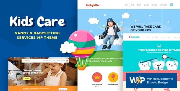 Opieka dla dzieci | Wielofunkcyjny motyw WordPress dla dzieci