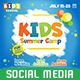 Kids Social Media Template - GraphicRiver Item for Sale