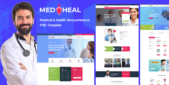 Medheal - Medical & Health ecommerce Template