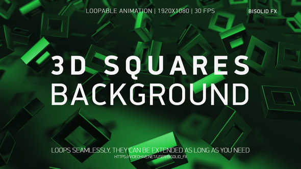 Abstract 3d Squares Background