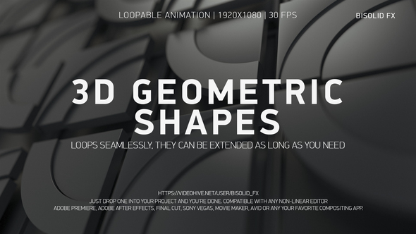 Geometric Shapes Background