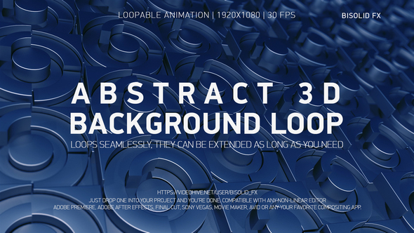 Abstract 3d Background Loop