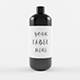 1 Litre Black Bottle - 3DOcean Item for Sale