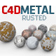 10 Cinema 4D Rusted Metal Pack - 3DOcean Item for Sale