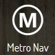 MetroNav - Metro Navigation Bar ver. CSS - CodeCanyon Item for Sale