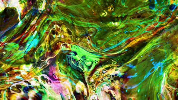 Abstract Background Water Paint Marble Liquid Animation