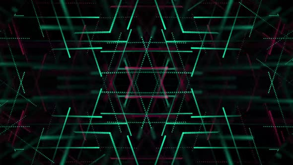 Geometric lights Colorful Abstract background