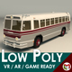 Low Poly Vintage Bus 04 - 3DOcean Item for Sale