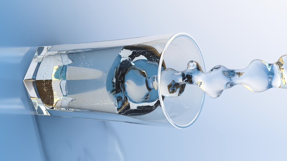 Water Filling Glass Vertical alt