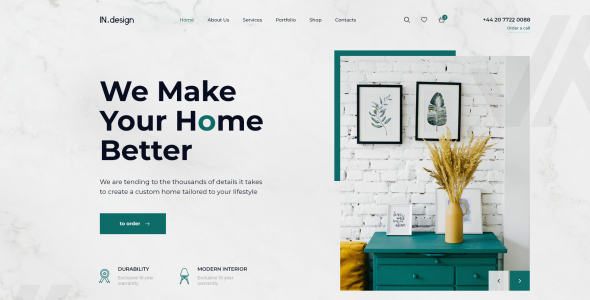 Mint - Interior Design HTML Template