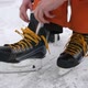 Men's Hands Tighten the Laces on Skates - VideoHive Item for Sale