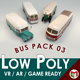 Low Poly Bus Pack 03 - 3DOcean Item for Sale