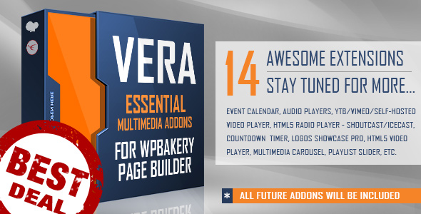 Vera - Niezbędne dodatki multimedialne dla Visual Composer lub WPBakery Page Builder