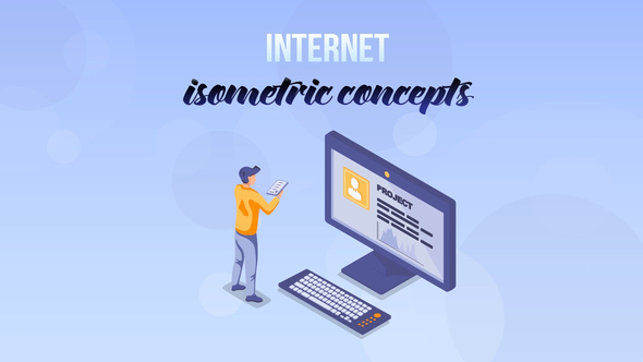 Internet - Isometric Concept