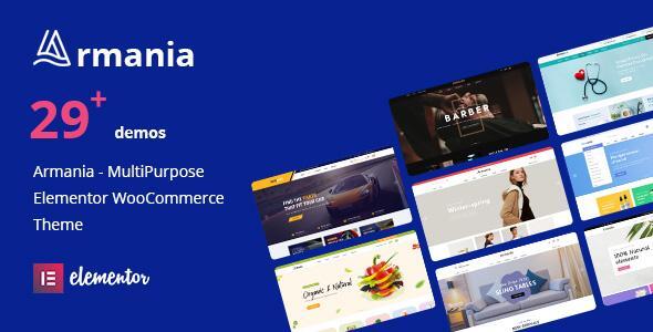 Armania – Multipurpose Elementor WooCommerce Theme Preview
