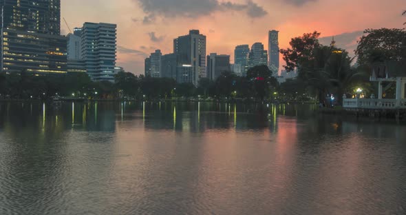 Lumpini Park, Bangkok, Thailand. DEC 2018