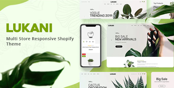 Lukani - Plant And Flower Shop Shopify Theme