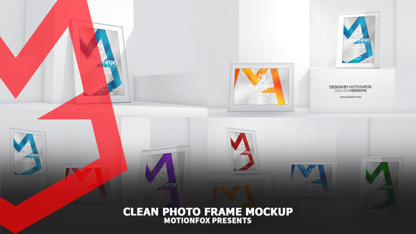 Clean Photo Frames Mockup alt