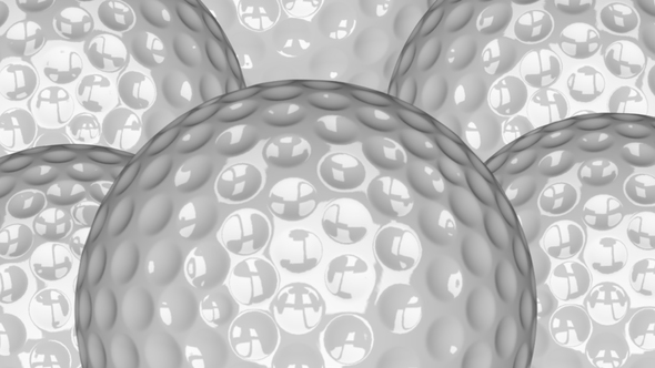 3D Animated Golf Ball alt