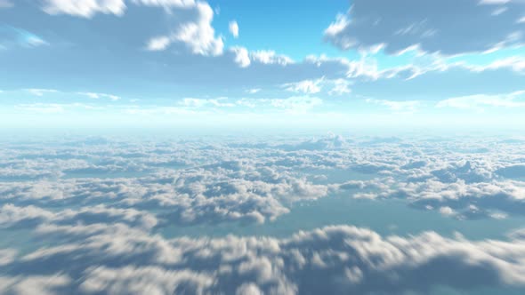 View On Earth And Clouds 01 4K