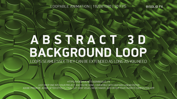 Abstract 3d Background Loop
