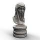 Marble bust of the Veiled Virgin Mary - 3DOcean Item for Sale