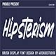 Hipsterism | Display Font - GraphicRiver Item for Sale