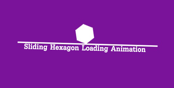 Sliding Hexagon Loading Animation