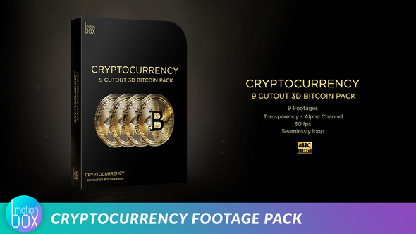 3D Cutout Bitcoin Pack