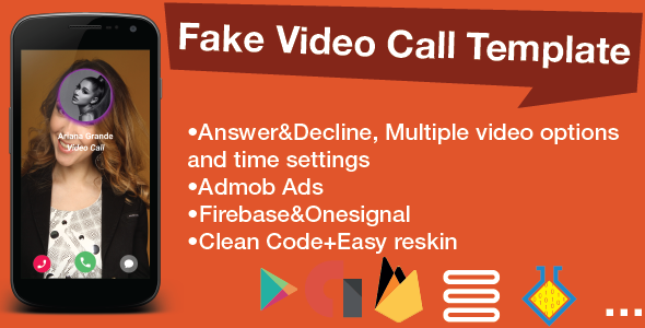 Android Fake Video Call App Template