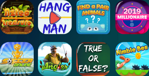 HTML5 8 GAMES BUNDLE №5 (CAPX)