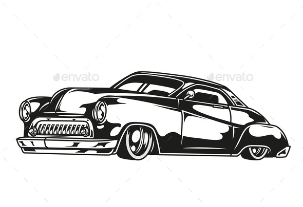 Retro Classic Car Concept