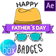 Father´s Day Badges & Lower Thirds - VideoHive Item for Sale