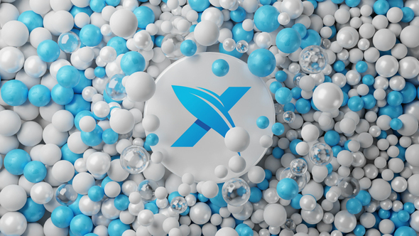 Balls Logo Reveal 3D alt