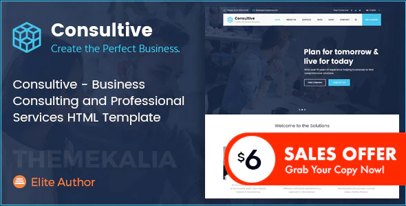 Consultive - Business Consulting and Professional Services HTML Template