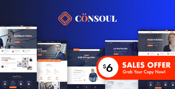 Consoul - Consulting HTML Template