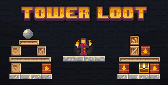 Tower Loot - HTML5 Game (Construct 2)