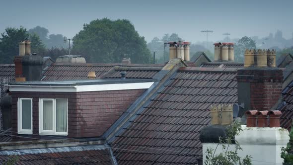 Rain On House Roofs