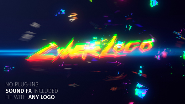 Glitch Cyber Logo alt