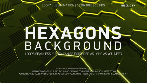 Hexagons Background