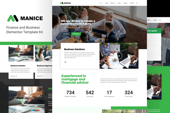 Manice - Business Template Kit