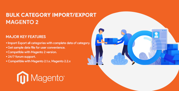 Kategoria luzem Import / Eksport Magento 2