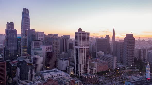 San Francisco At Golden Hour