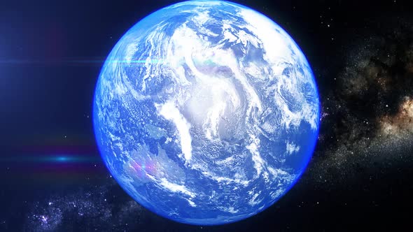 Realistic Earth Zoom Red Sea